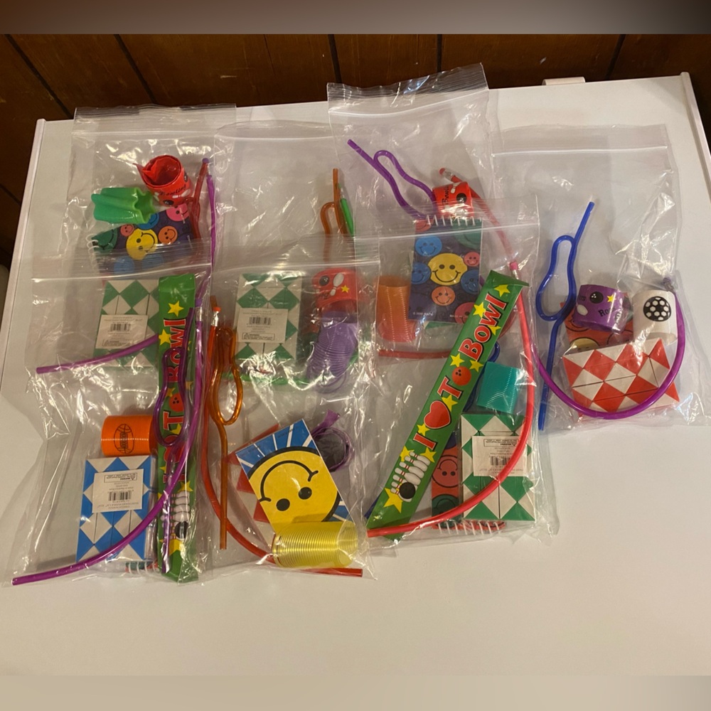 Bowling Theme Goody Bags, Set of 7